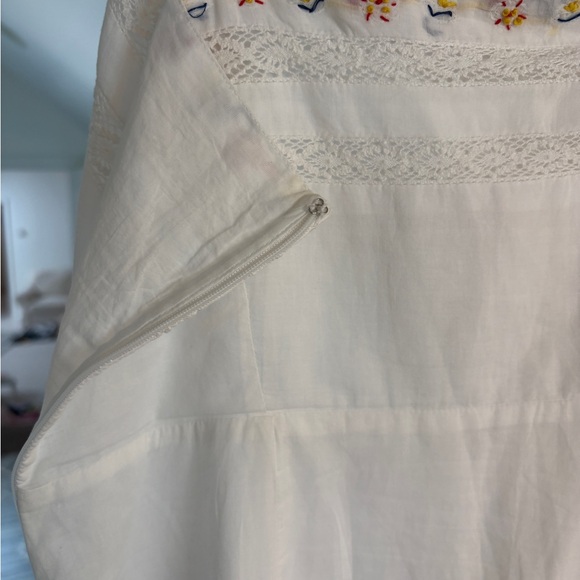 Ciao Lucia White Kang Midi Dress with Embroidery - Picture 6 of 10